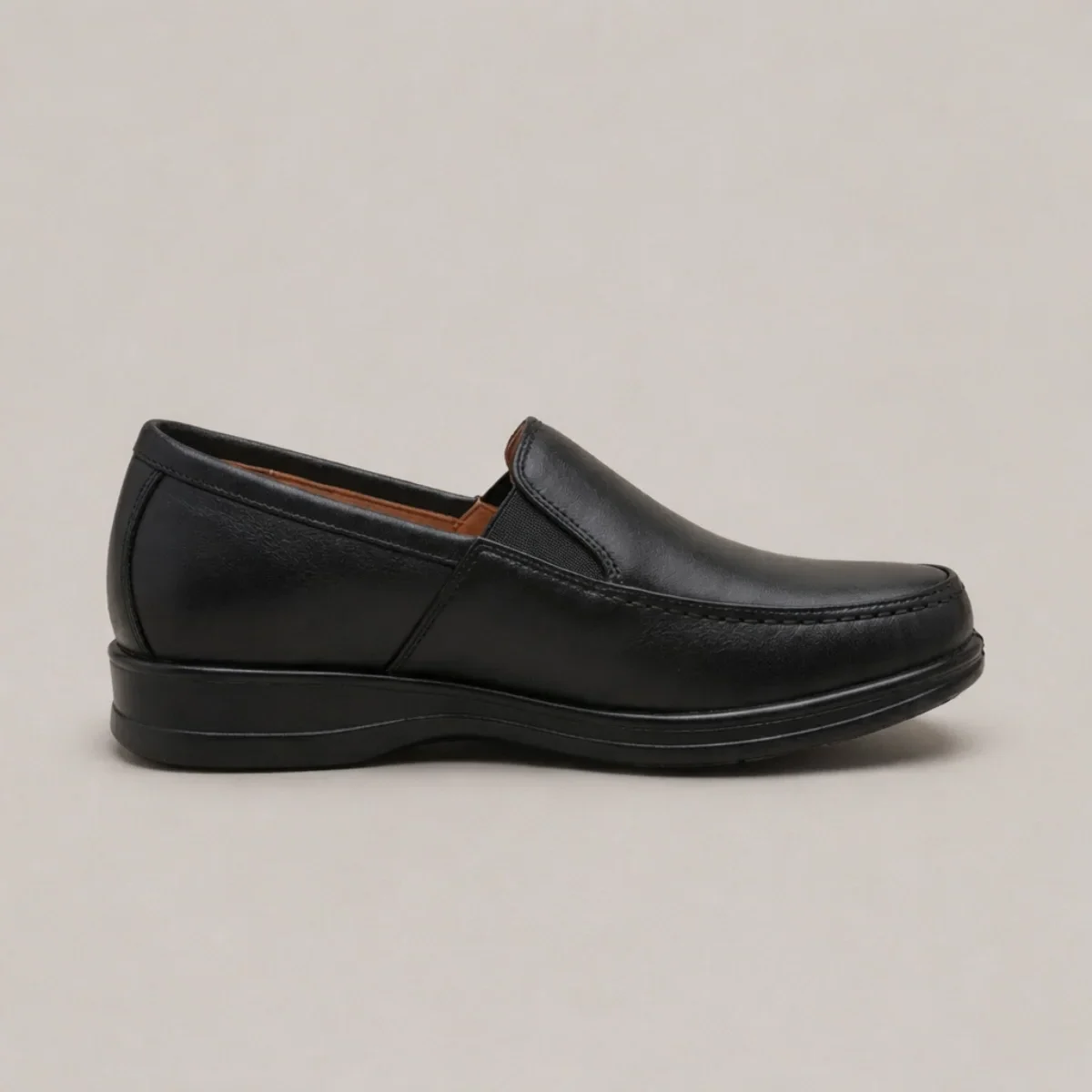 zapato de piso para dama saray de confort en sintético liso