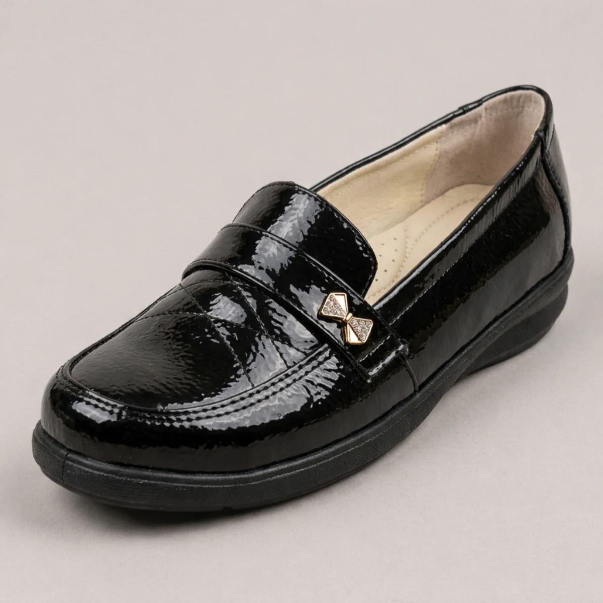 Tienda Zapaterías Guzmán zapato de piso para dama saray de confort en sintético liso