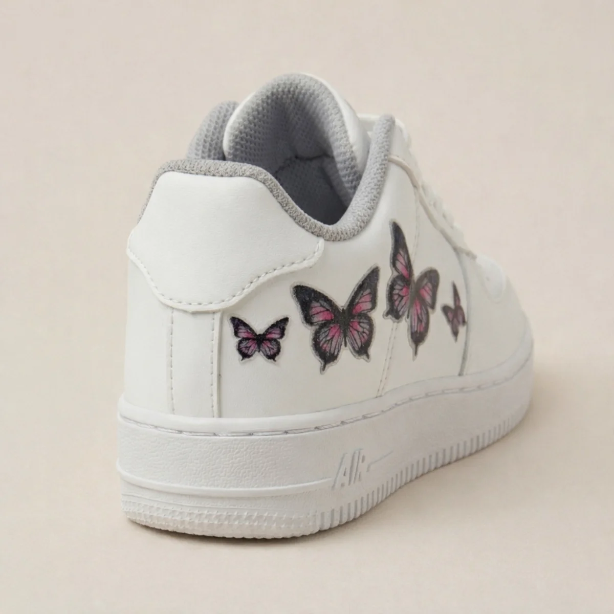 tenis casual niña negro con rosa y ajuste de velcro tenis casual niña negro con rosa y ajuste de velcro