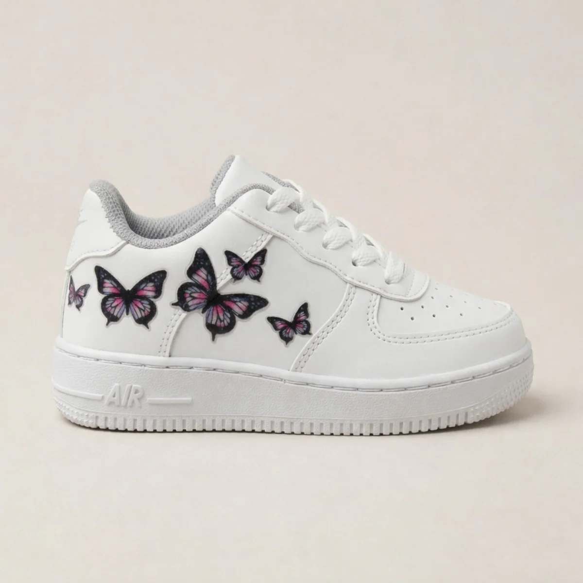 Tienda Zapaterías Guzmán tenis casual niña negro con rosa y ajuste de velcro