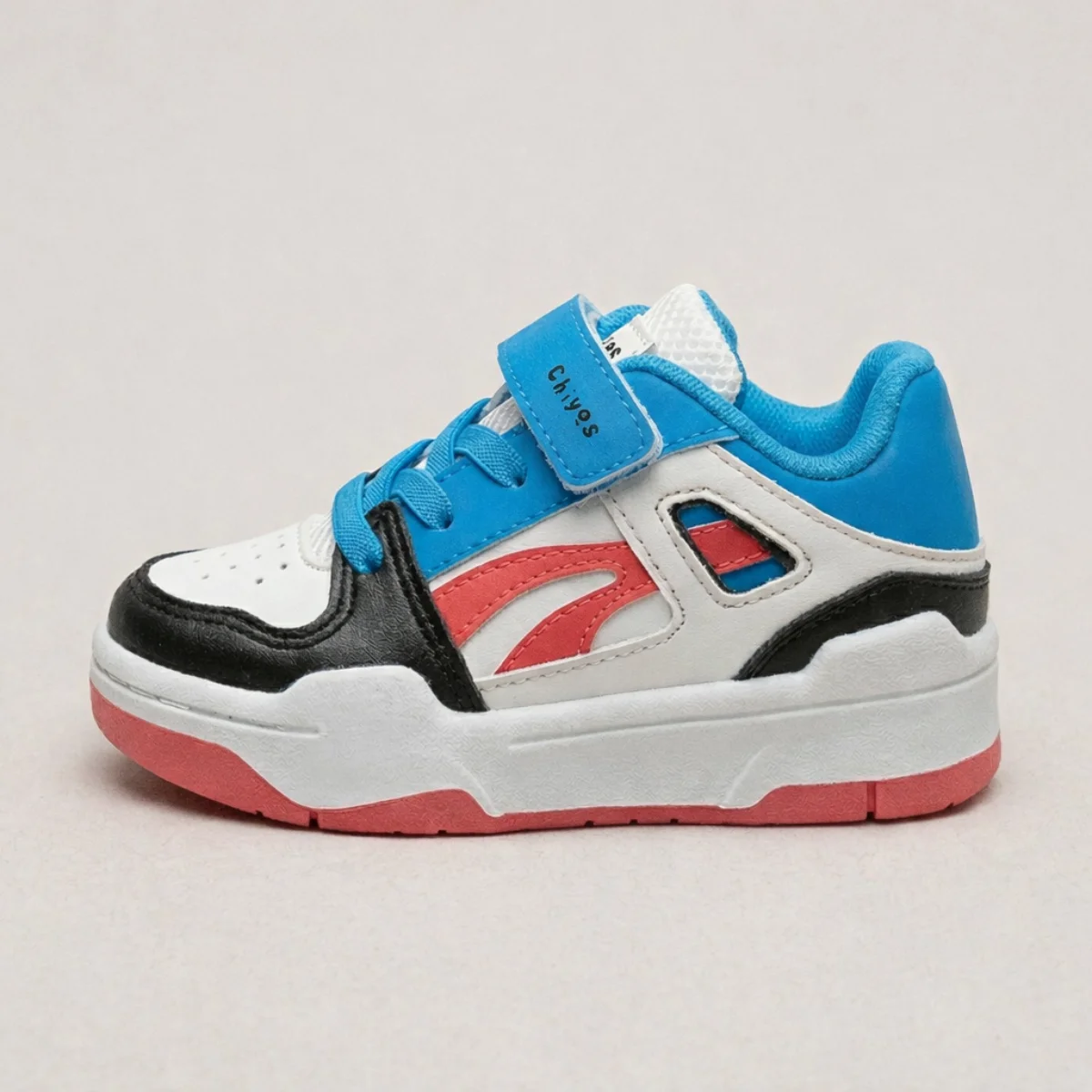 tenis casual niña negro con rosa y ajuste de velcro tenis casual niña negro con rosa y ajuste de velcro