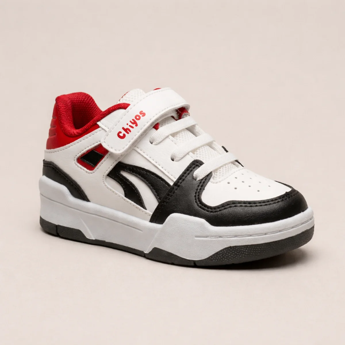 Tienda Zapaterías Guzmán tenis casual niña negro con rosa y ajuste de velcro