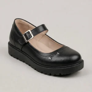 zapato escolar maria itzel negro (sintético o charol)