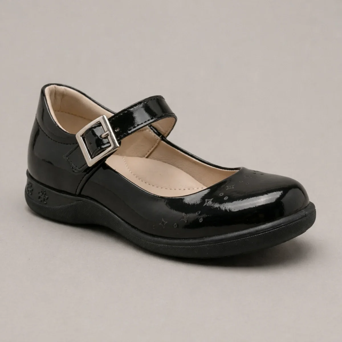 zapato escolar maria itzel negro (sintético o charol)