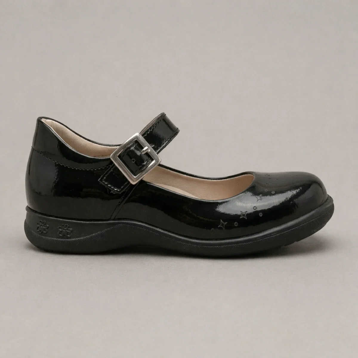 zapato escolar maria itzel negro (sintético o charol)