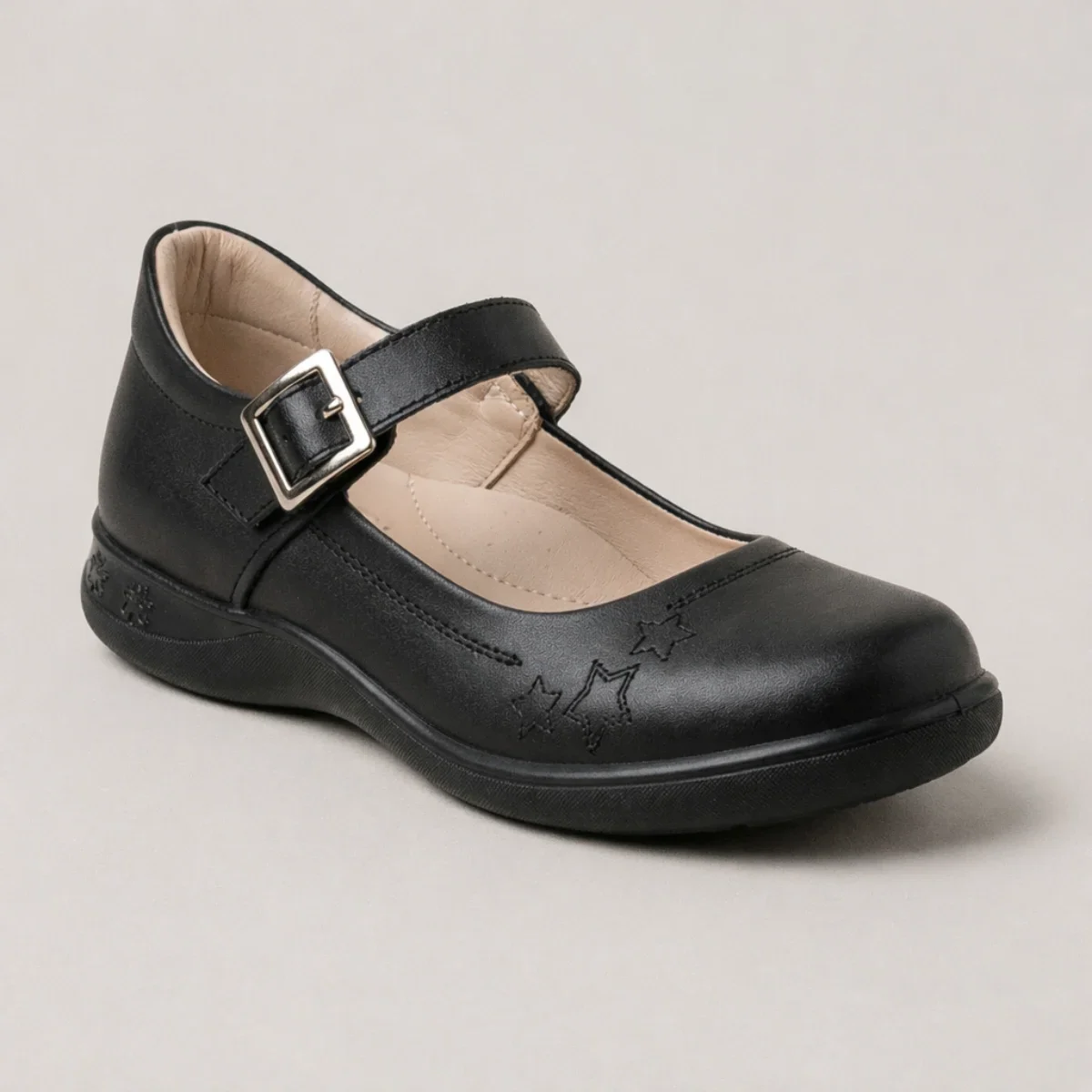 zapato escolar maria itzel negro (sintético o charol)