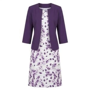 copia de jumpsuit dama vino con blazer negro