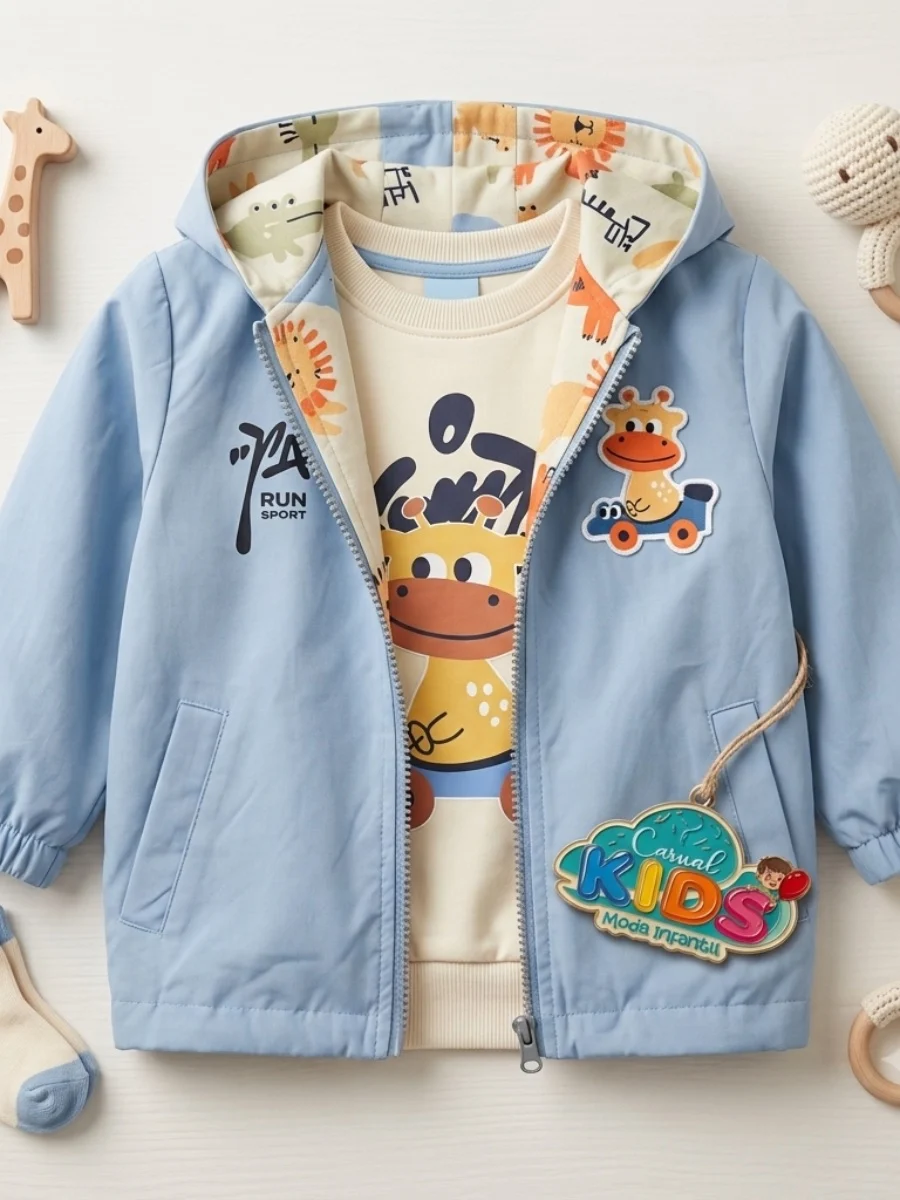 Conjunto jirafa de la talla 1-5 años. ✨🌈