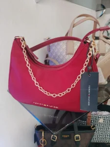 Bolsa Tommy Hilfiger Color Vino Woman Bag AX